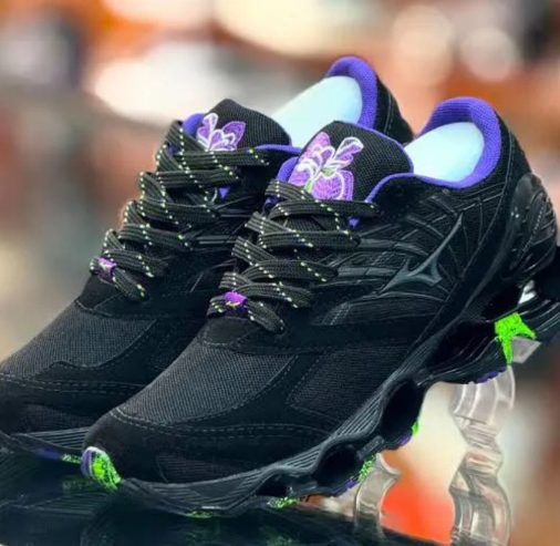 Mizuno Wave Phophecy LS Flor de Lótus - Preto